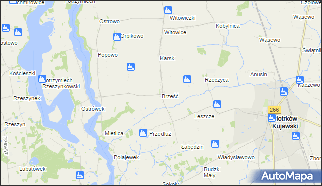 mapa Brześć, Brześć na mapie Targeo