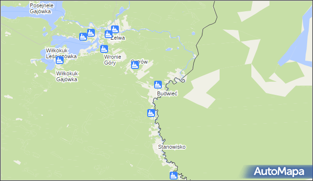 mapa Budwieć, Budwieć na mapie Targeo