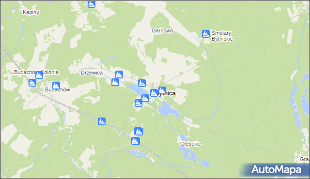 mapa Bytnica, Bytnica na mapie Targeo