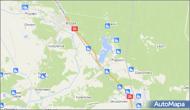 mapa Chmielniki gmina Nowa Wieś Wielka, Chmielniki gmina Nowa Wieś Wielka na mapie Targeo