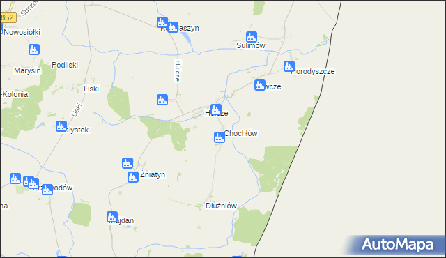 mapa Chochłów, Chochłów na mapie Targeo