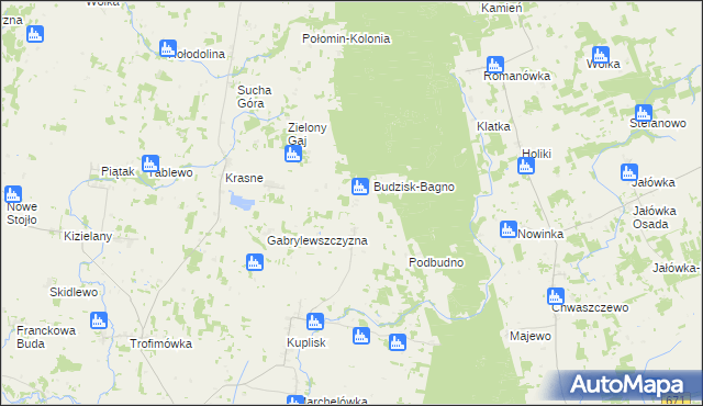 mapa Cieśnisk Mały, Cieśnisk Mały na mapie Targeo