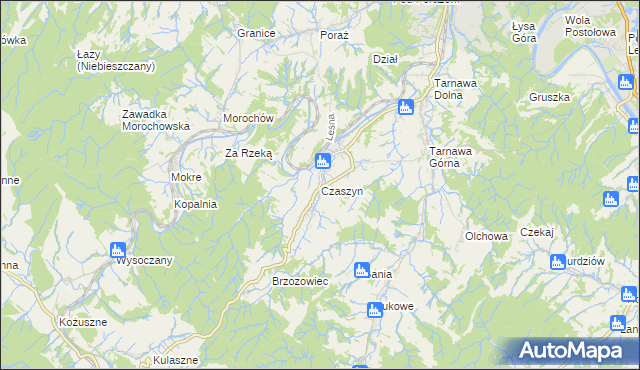 mapa Czaszyn, Czaszyn na mapie Targeo