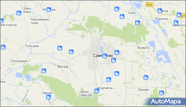mapa Czemierniki, Czemierniki na mapie Targeo