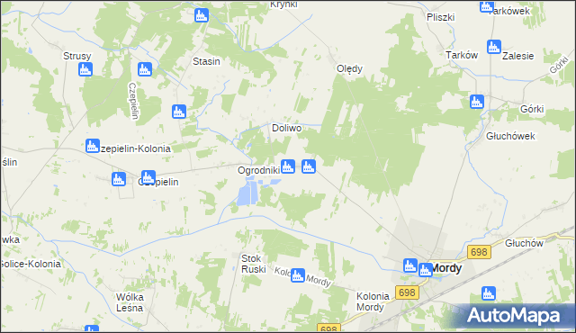 mapa Czołomyje, Czołomyje na mapie Targeo