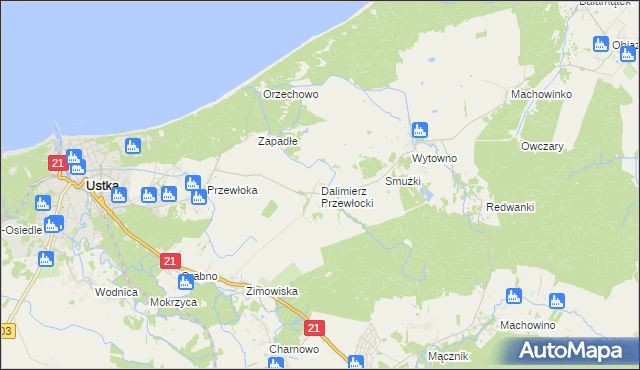 mapa Dalimierz Przewłocki, Dalimierz Przewłocki na mapie Targeo
