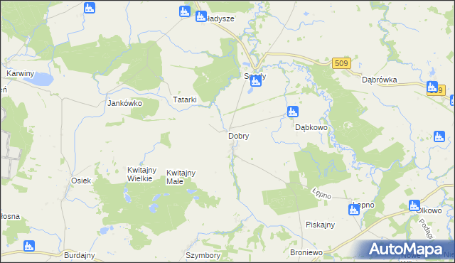 mapa Dobry, Dobry na mapie Targeo