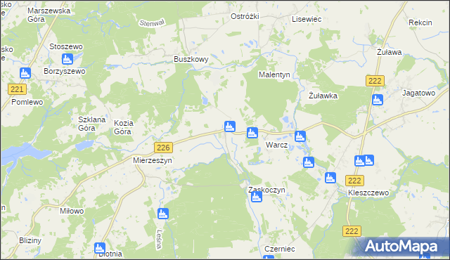 mapa Domachowo gmina Trąbki Wielkie, Domachowo gmina Trąbki Wielkie na mapie Targeo