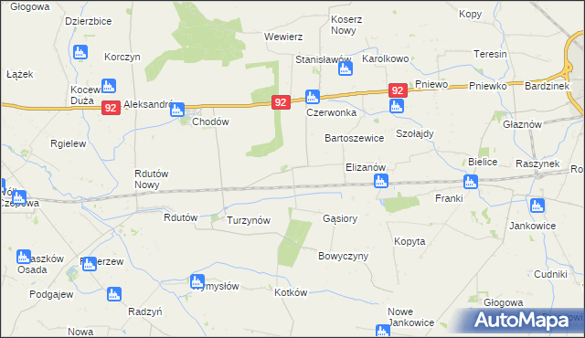 mapa Domaników, Domaników na mapie Targeo