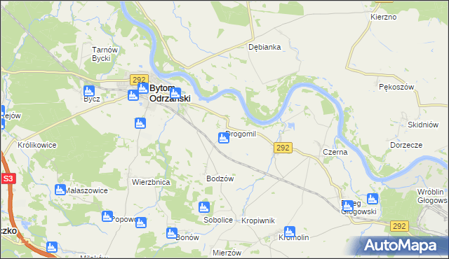 mapa Drogomil, Drogomil na mapie Targeo