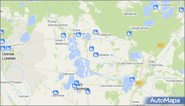 mapa Drozdówka, Drozdówka na mapie Targeo