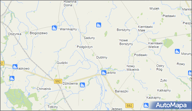 mapa Dubliny, Dubliny na mapie Targeo
