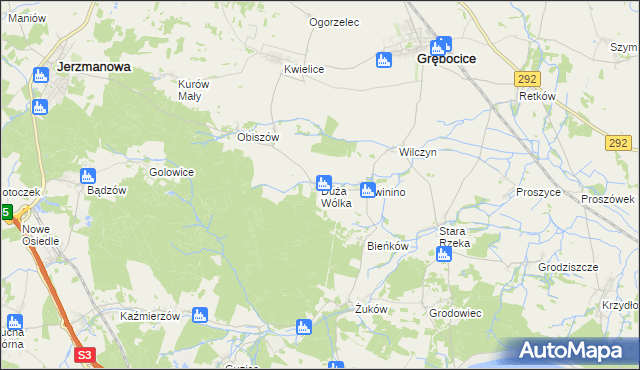 mapa Duża Wólka, Duża Wólka na mapie Targeo