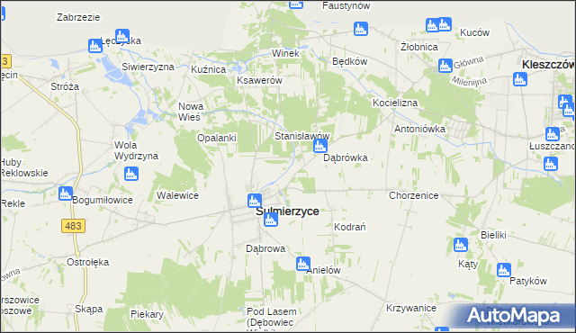 mapa Filipowizna, Filipowizna na mapie Targeo