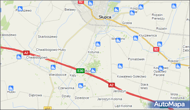 mapa Gółkowo, Gółkowo na mapie Targeo