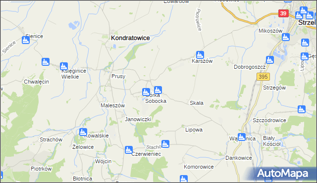mapa Gołostowice, Gołostowice na mapie Targeo