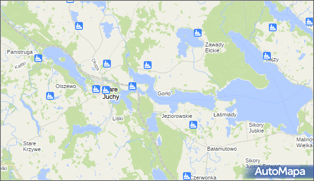 mapa Gorło, Gorło na mapie Targeo