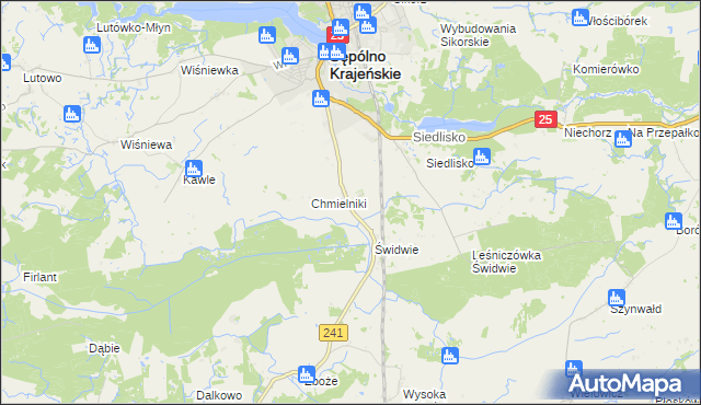 mapa Grochowiec, Grochowiec na mapie Targeo