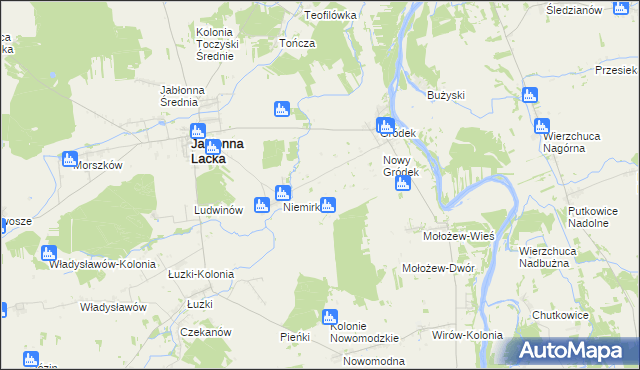 mapa Gródek-Dwór, Gródek-Dwór na mapie Targeo