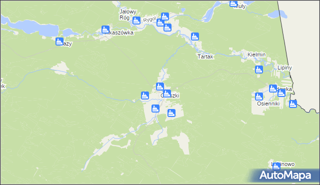 mapa Gruszki, Gruszki na mapie Targeo