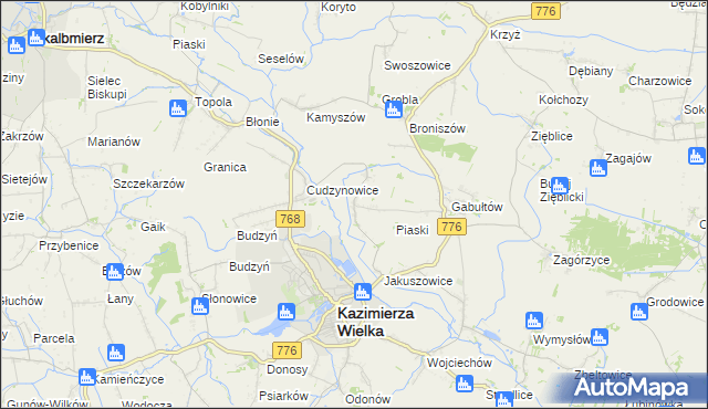 mapa Hołdowiec, Hołdowiec na mapie Targeo