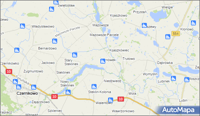 mapa Hornówek gmina Kikół, Hornówek gmina Kikół na mapie Targeo