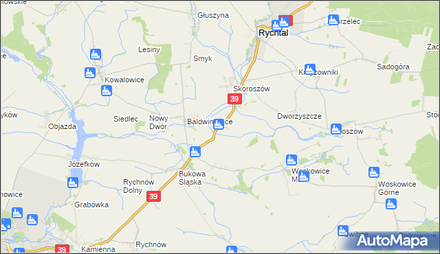 mapa Igłowice gmina Namysłów, Igłowice gmina Namysłów na mapie Targeo