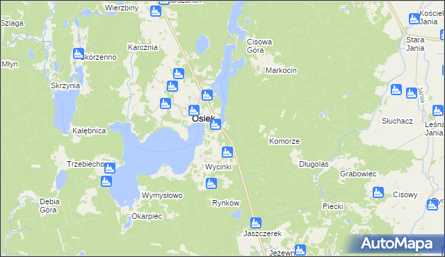 mapa Jaszczerz, Jaszczerz na mapie Targeo