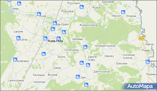 mapa Jazików, Jazików na mapie Targeo