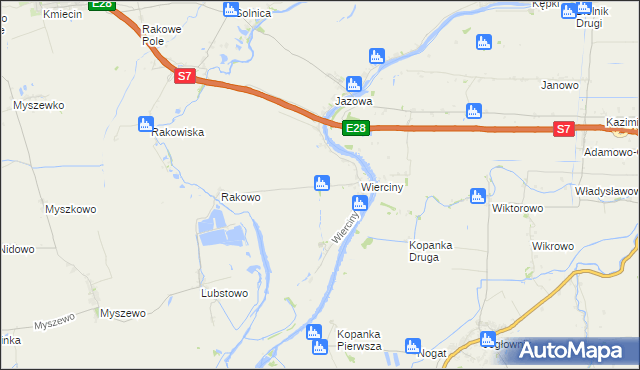 mapa Jazowa Druga, Jazowa Druga na mapie Targeo