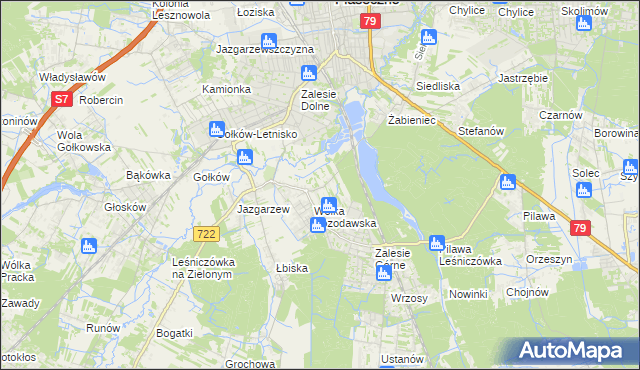 mapa Jesówka, Jesówka na mapie Targeo