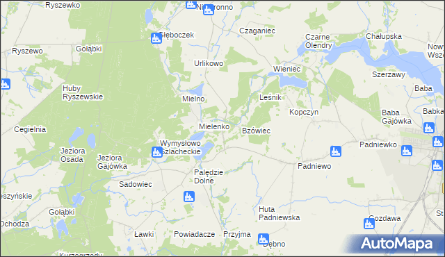 mapa Józefowo gmina Mogilno, Józefowo gmina Mogilno na mapie Targeo