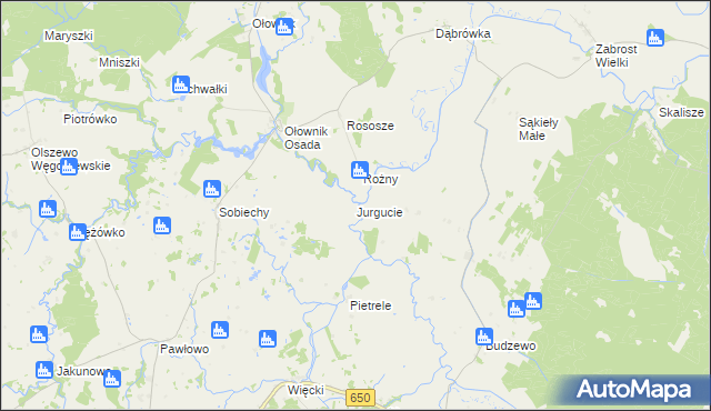 mapa Jurgucie, Jurgucie na mapie Targeo