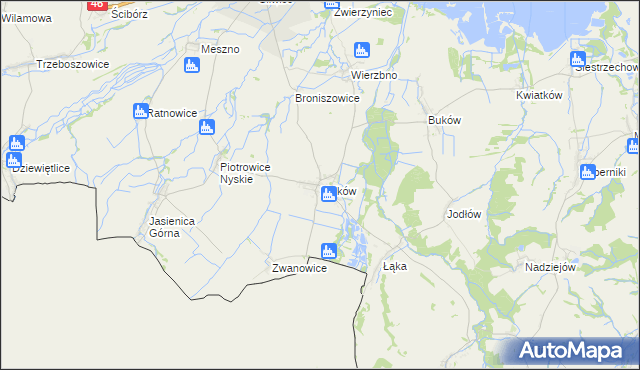 mapa Kałków gmina Otmuchów, Kałków gmina Otmuchów na mapie Targeo