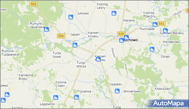 mapa Kamień Kotowy, Kamień Kotowy na mapie Targeo