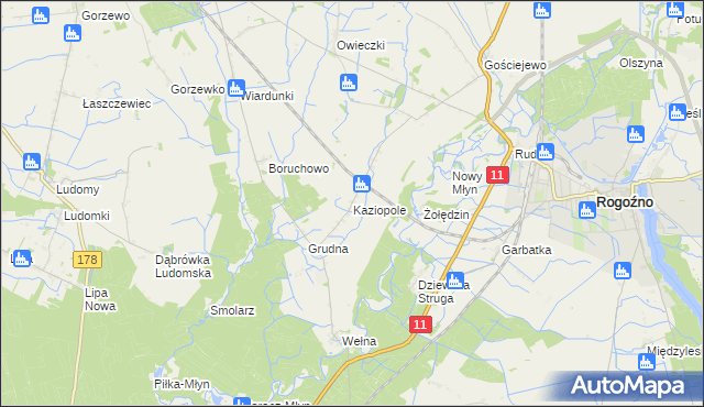 mapa Kaziopole, Kaziopole na mapie Targeo