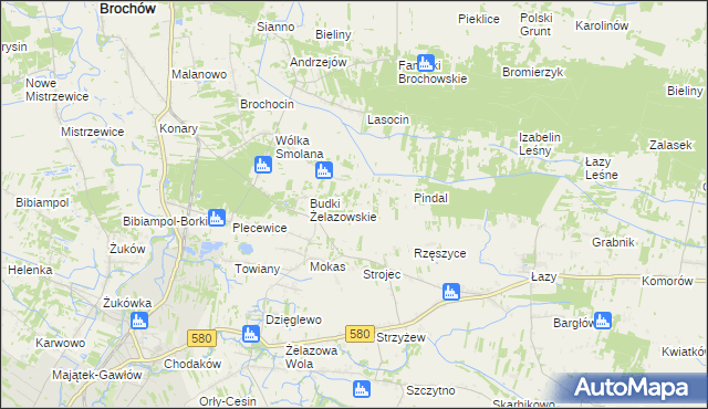 mapa Kirsztajnów, Kirsztajnów na mapie Targeo