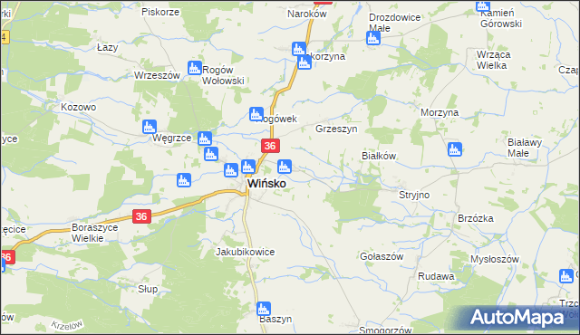 mapa Kleszczowice, Kleszczowice na mapie Targeo