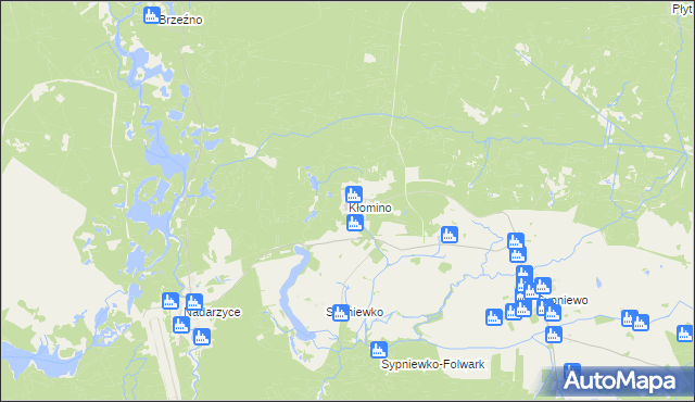 mapa Kłomino, Kłomino na mapie Targeo