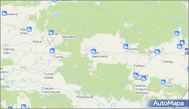 mapa Kobylnica Ruska, Kobylnica Ruska na mapie Targeo