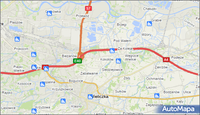 mapa Kokotów, Kokotów na mapie Targeo