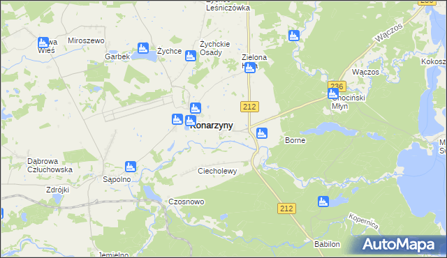 mapa Konarzynki, Konarzynki na mapie Targeo