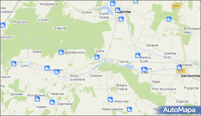 mapa Konorzatka, Konorzatka na mapie Targeo