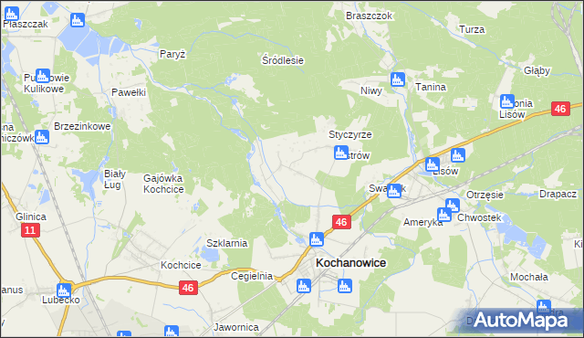 mapa Lubockie, Lubockie na mapie Targeo