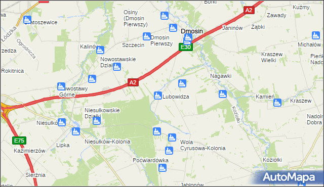 mapa Lubowidza, Lubowidza na mapie Targeo