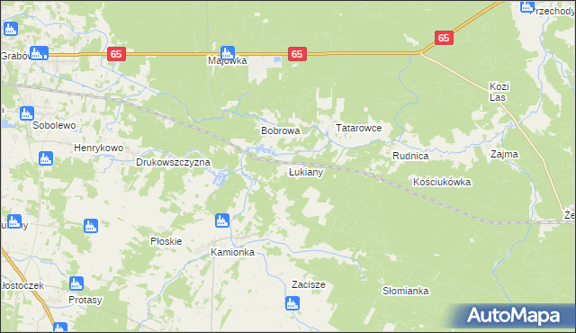 mapa Łukiany, Łukiany na mapie Targeo