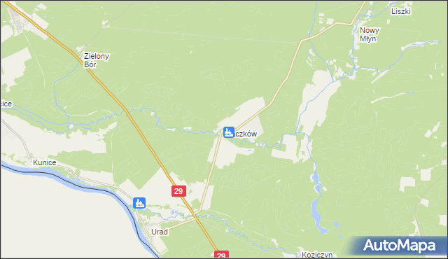 mapa Maczków, Maczków na mapie Targeo