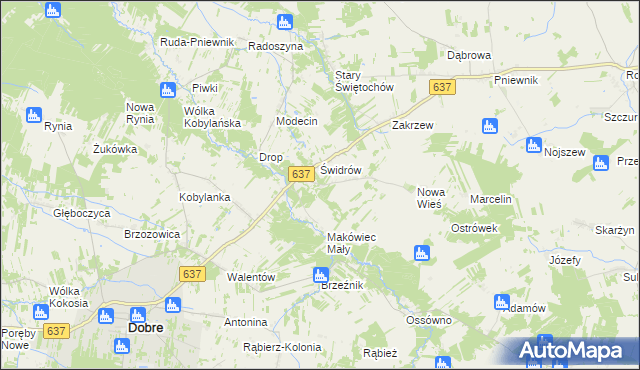 mapa Makówiec Duży, Makówiec Duży na mapie Targeo