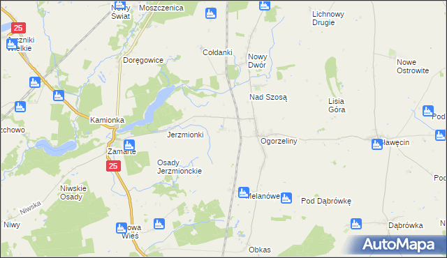 mapa Melanowo gmina Chojnice, Melanowo gmina Chojnice na mapie Targeo