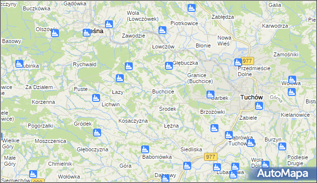 mapa Meszna Opacka, Meszna Opacka na mapie Targeo